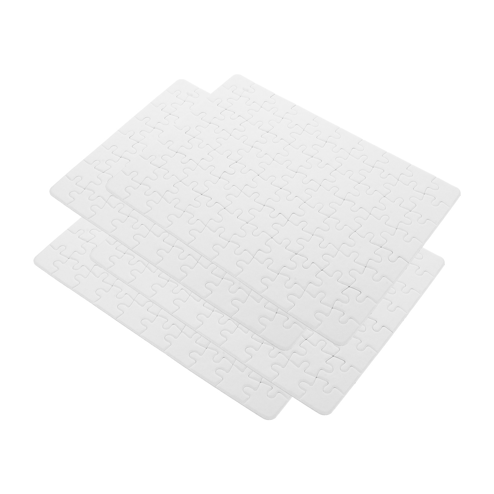 4Sheets Blank Puzzle Pieces Wh - Puzzle Blank White 评论和价格