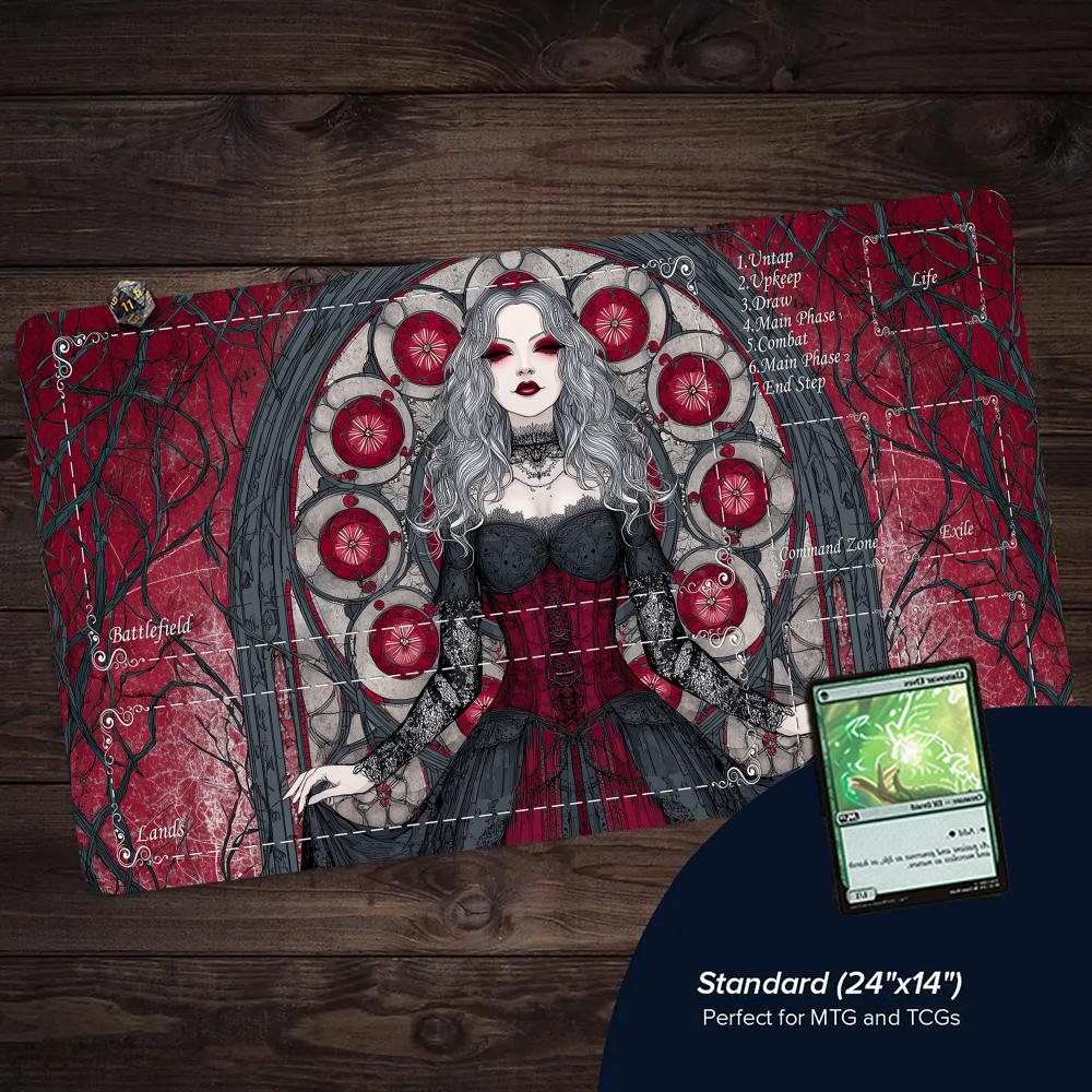 Gothic Female Vampire TCG Play - Door Mat Blank 评论和价格