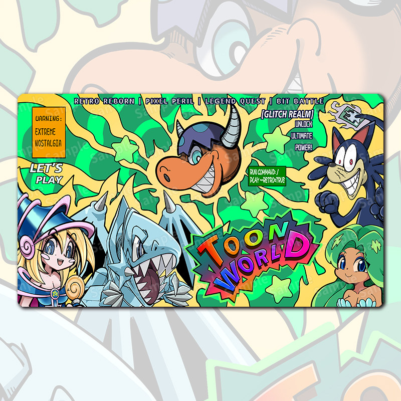 Yu-Gi-Oh! 600x350mm Toon Dark  - Door Mat Blank 评论和价格