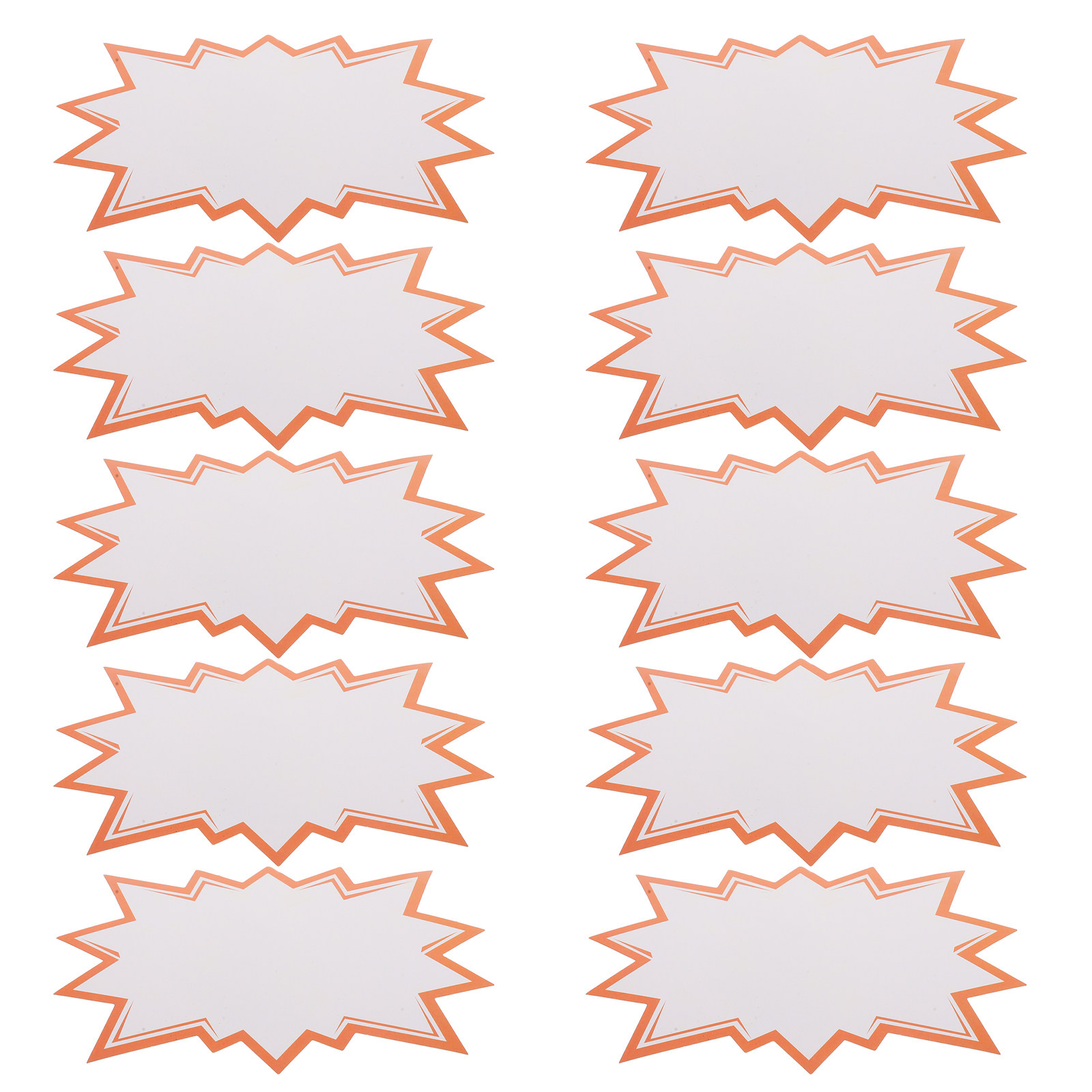 100Pcs Paper Price Display Tag - Yard Sign Blank 评论和价格