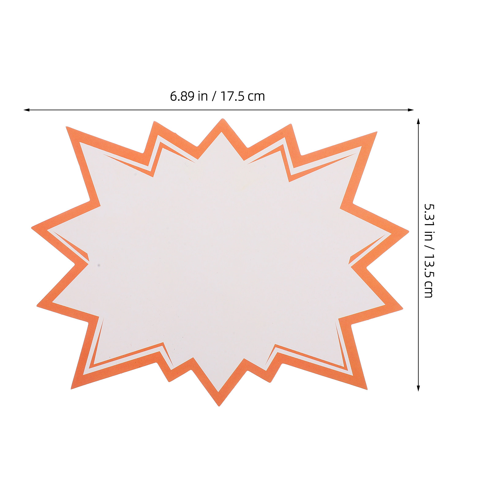 100Pcs Paper Price Display Tag - Yard Sign Blank 评论和价格