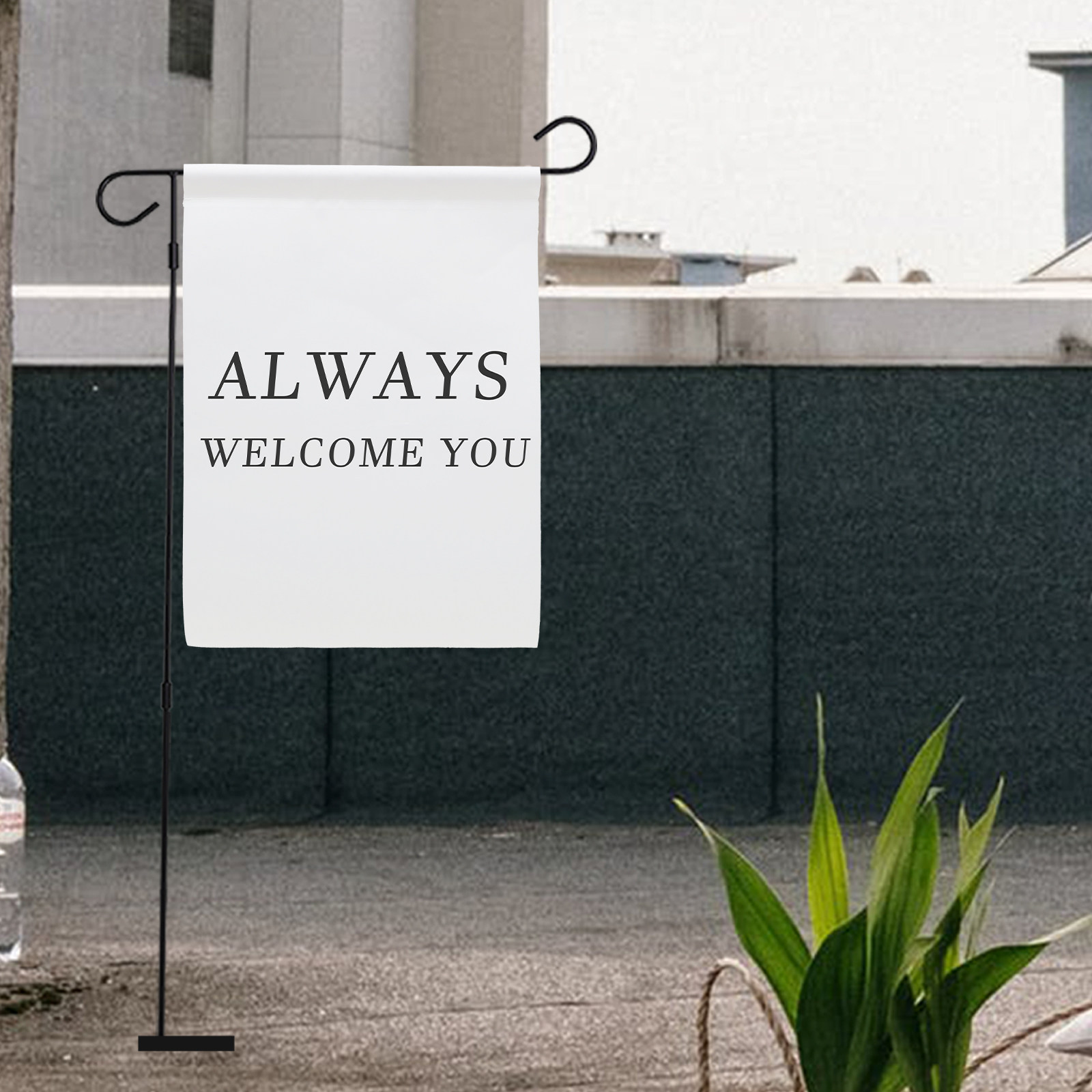 6Pcs Solid White Garden Flags  - Yard Sign Blank 评论和价格