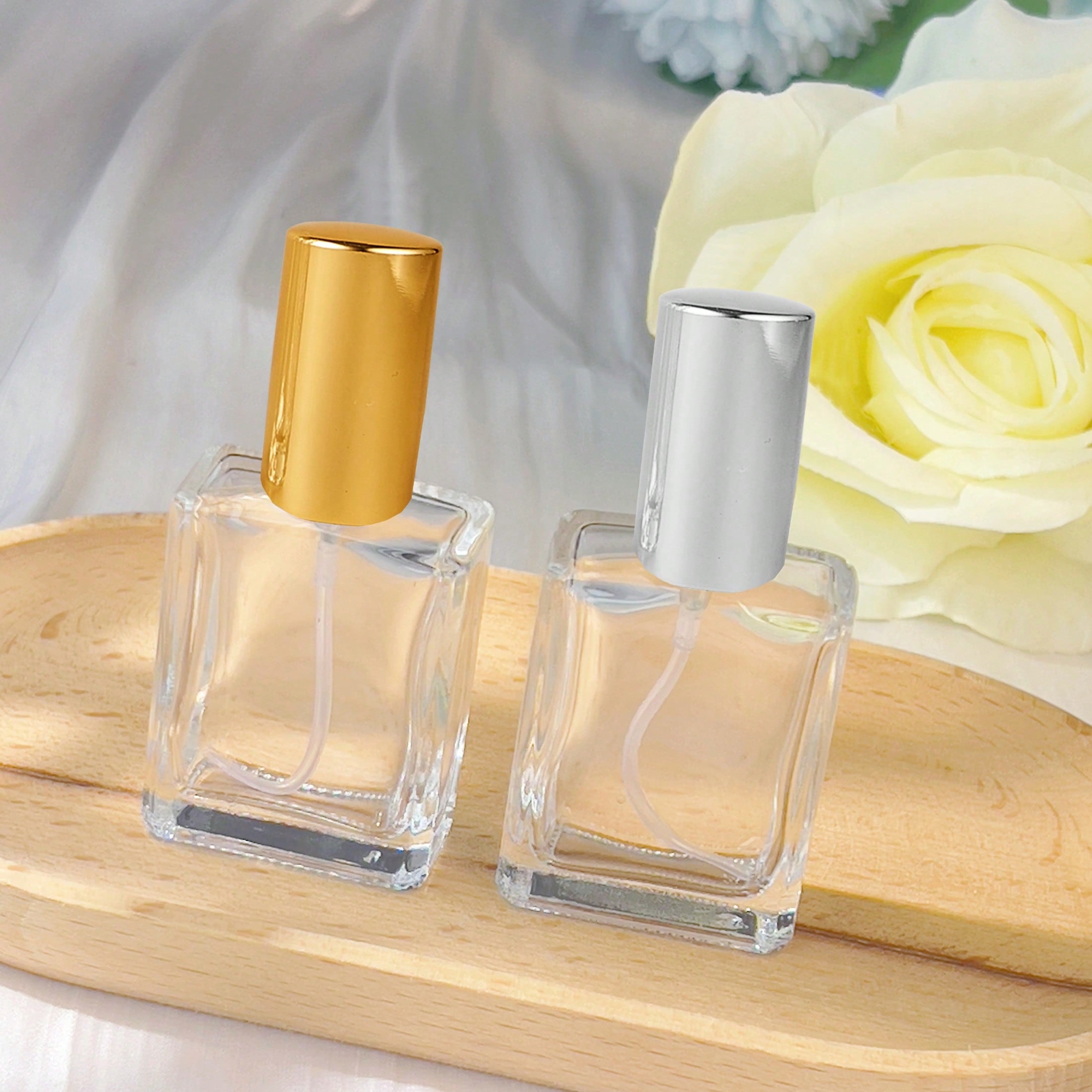 15ml Flat Square Refillable Pe - Water Bottle Blank 评论和价格
