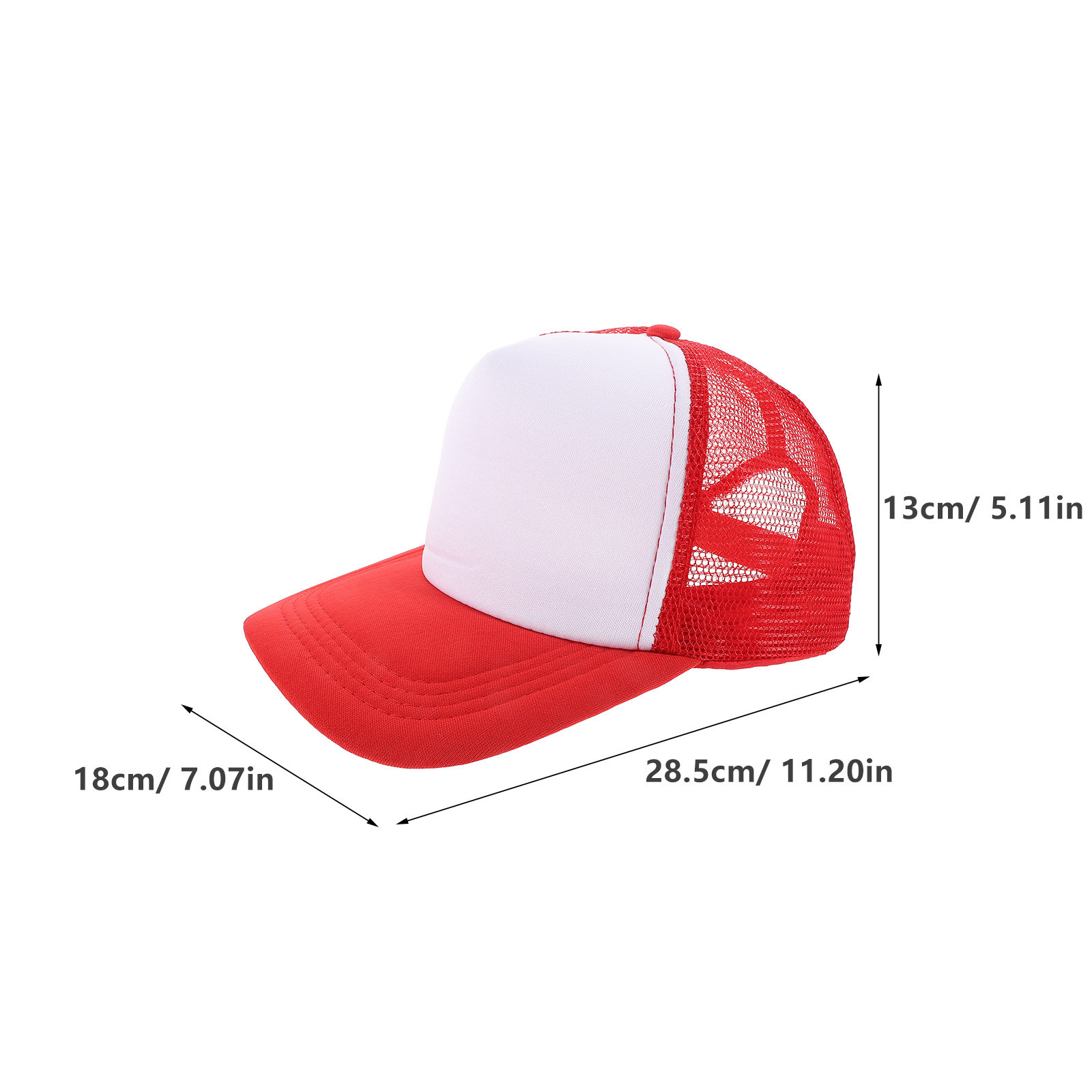 10Pcs Blank Mesh Baseball Hat  - Hat Sublimation Blank 评论和价格