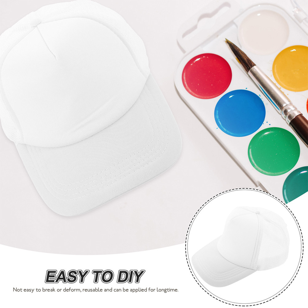 5Pcs Blank Mesh Baseball Cap D - Hat Sublimation Blank 评论和价格