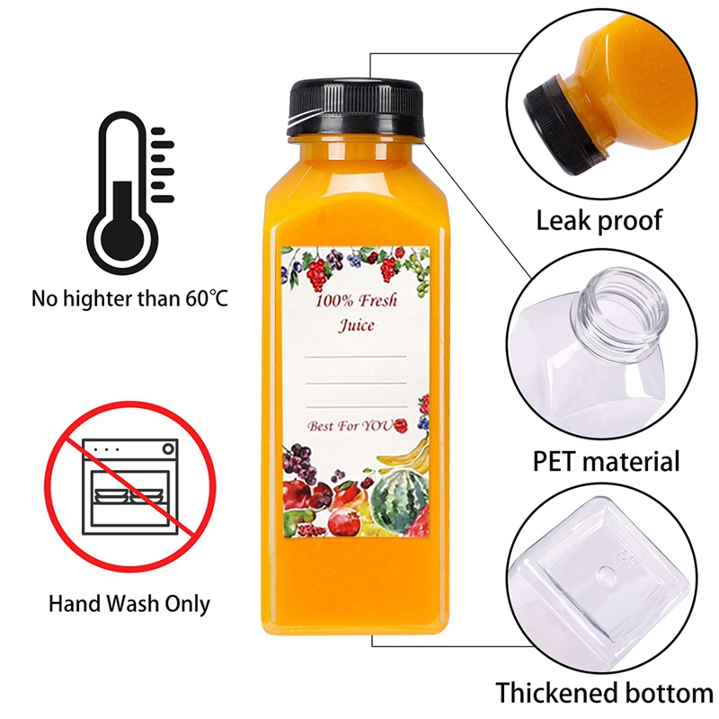 20Pcs 12Oz Empty Plastic Juice - Water Bottle Blank 评论和价格