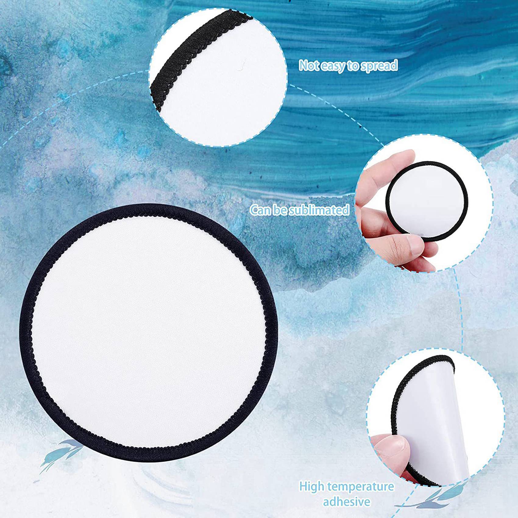 ABXF-48 Pieces Sublimation Pat - Hat Sublimation Blank 评论和价格
